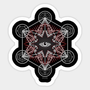 ysteries and Mysticism - occult, esoteric, magick, alchemy, spiritual Sticker